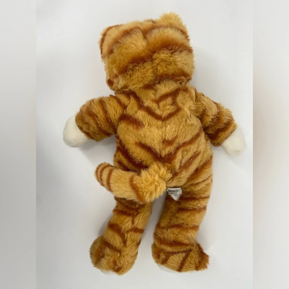 Build A Bear‎ Plush Orange Striped Stuffed Cat Vintage 1997